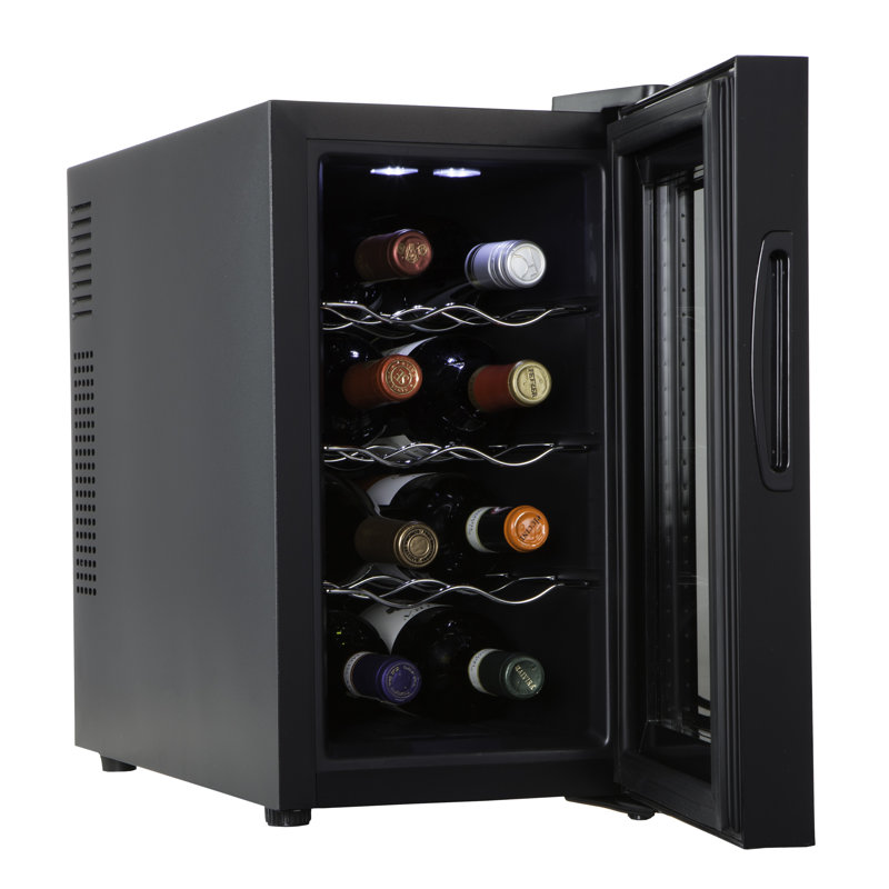 Ivation 8 Bottle Ivation Single Zone Freestanding Wine Cooler & Reviews